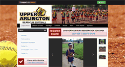 Desktop Screenshot of bearcubsoftball.com